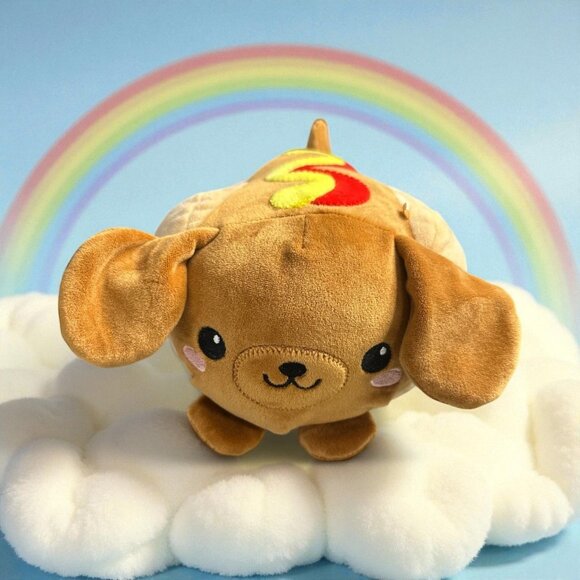 Squishmallows Saku the Hawaiian 8" Pizza plus Hotdog Plush and Sunny the Bee - Picture 2 of 14